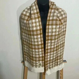 Timberland plaid long scarf